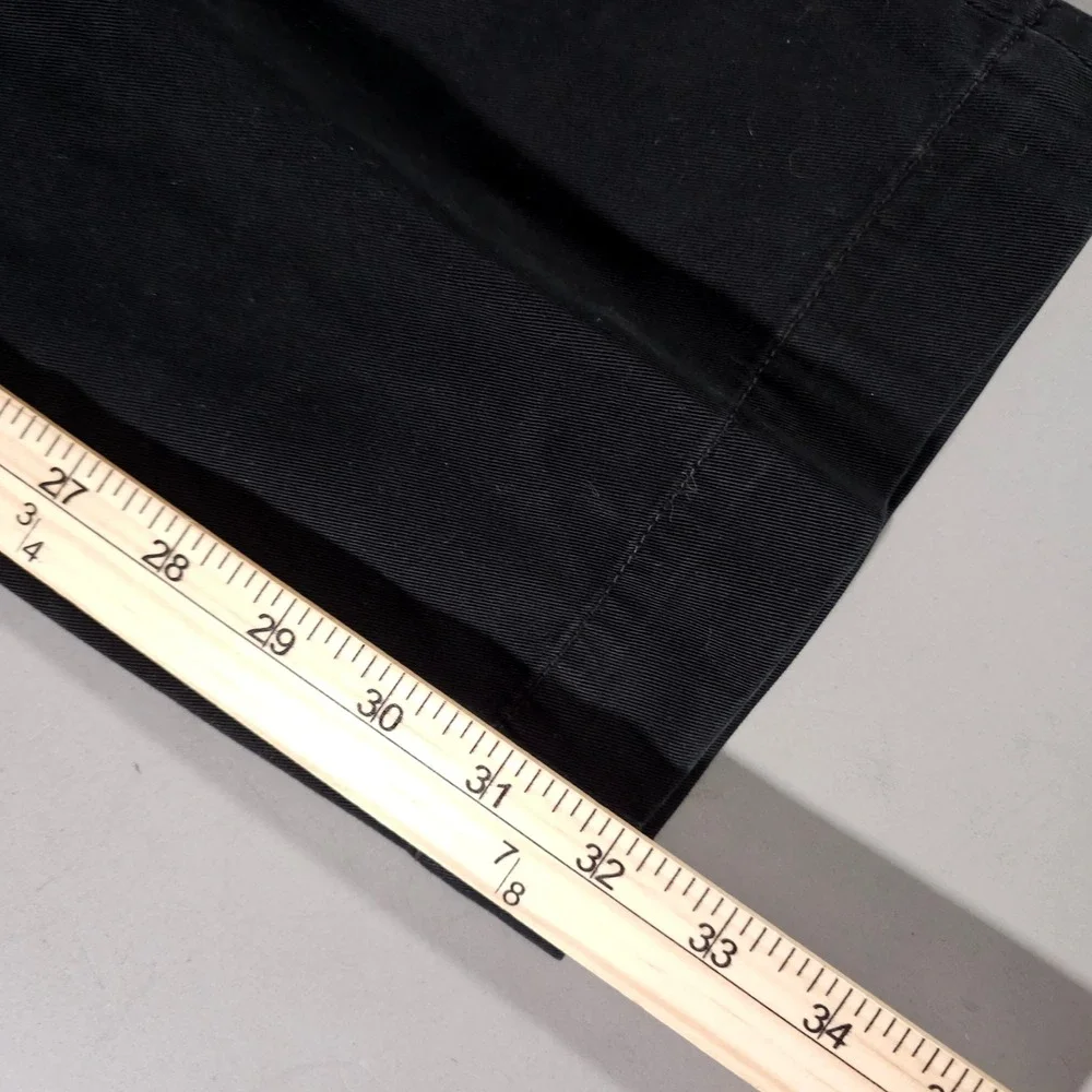 Polo Ralph Lauren Preston Pant Mens 34x34 Black Cotton Chino Trousers Straight